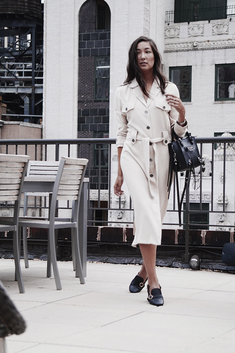 classic trench nyc style