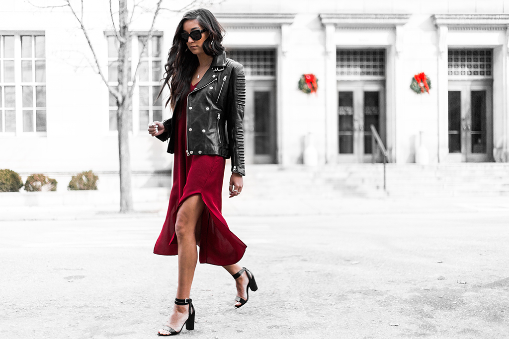 grana silk holiday dress