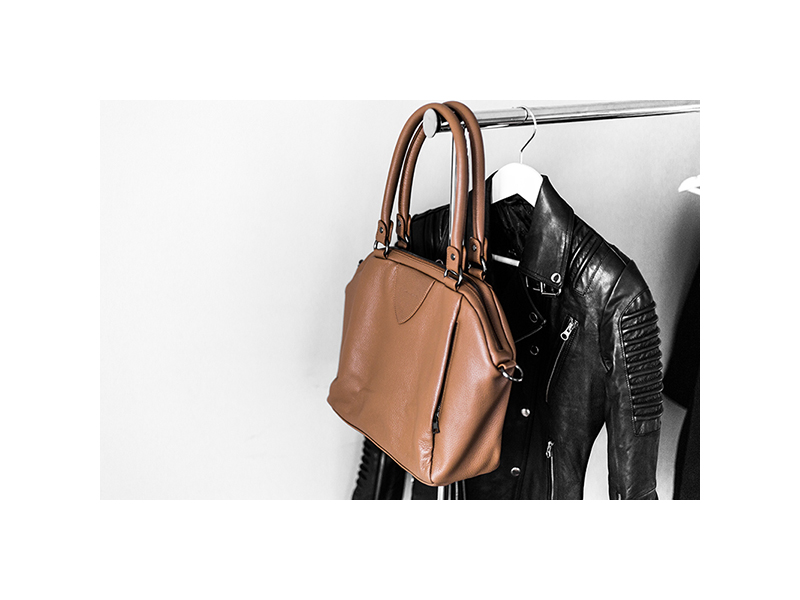 luxury leather handbag